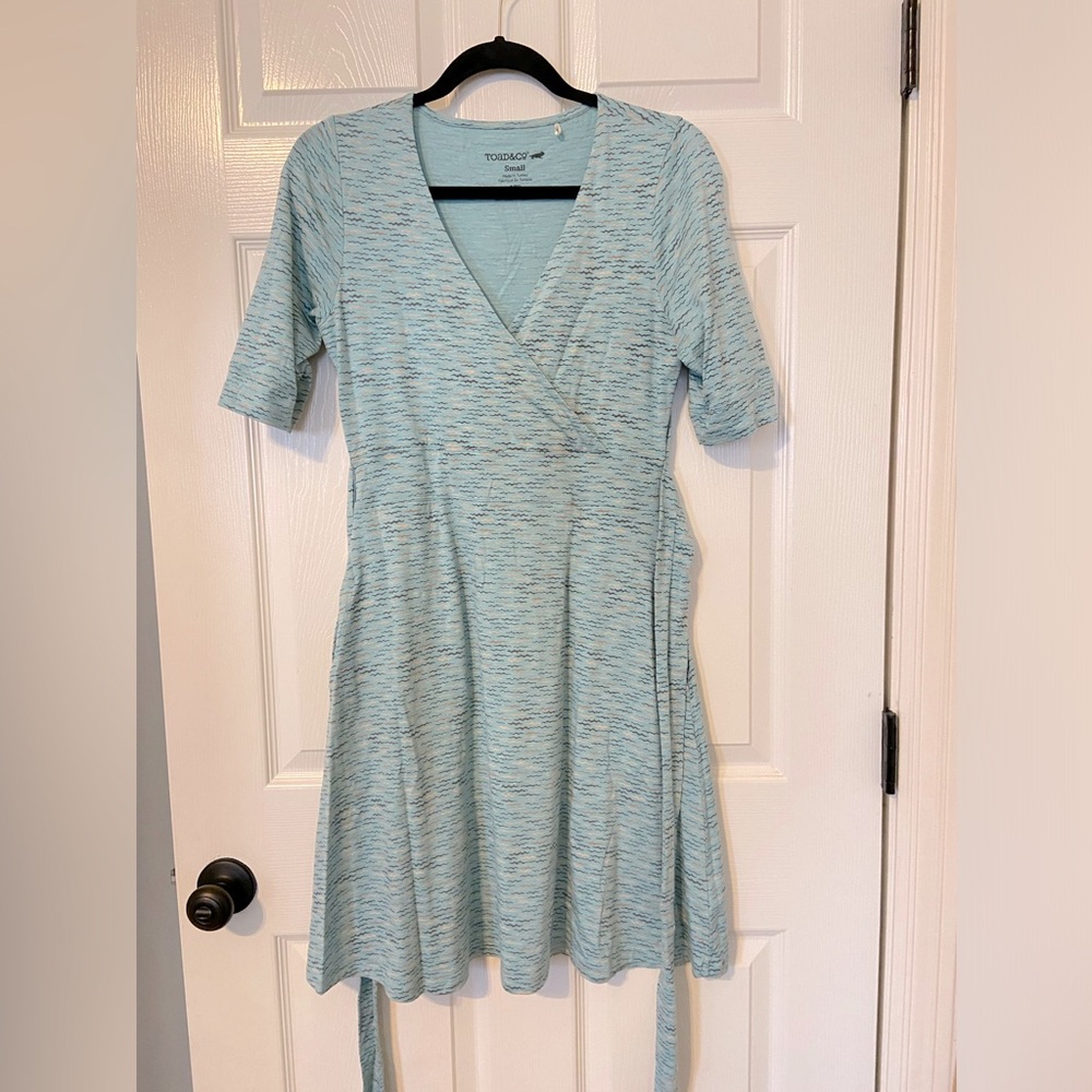 Toad&Co Cue Wrap Dress Small